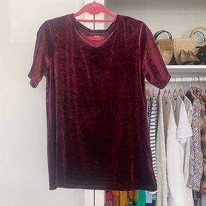 Old navy velvet top